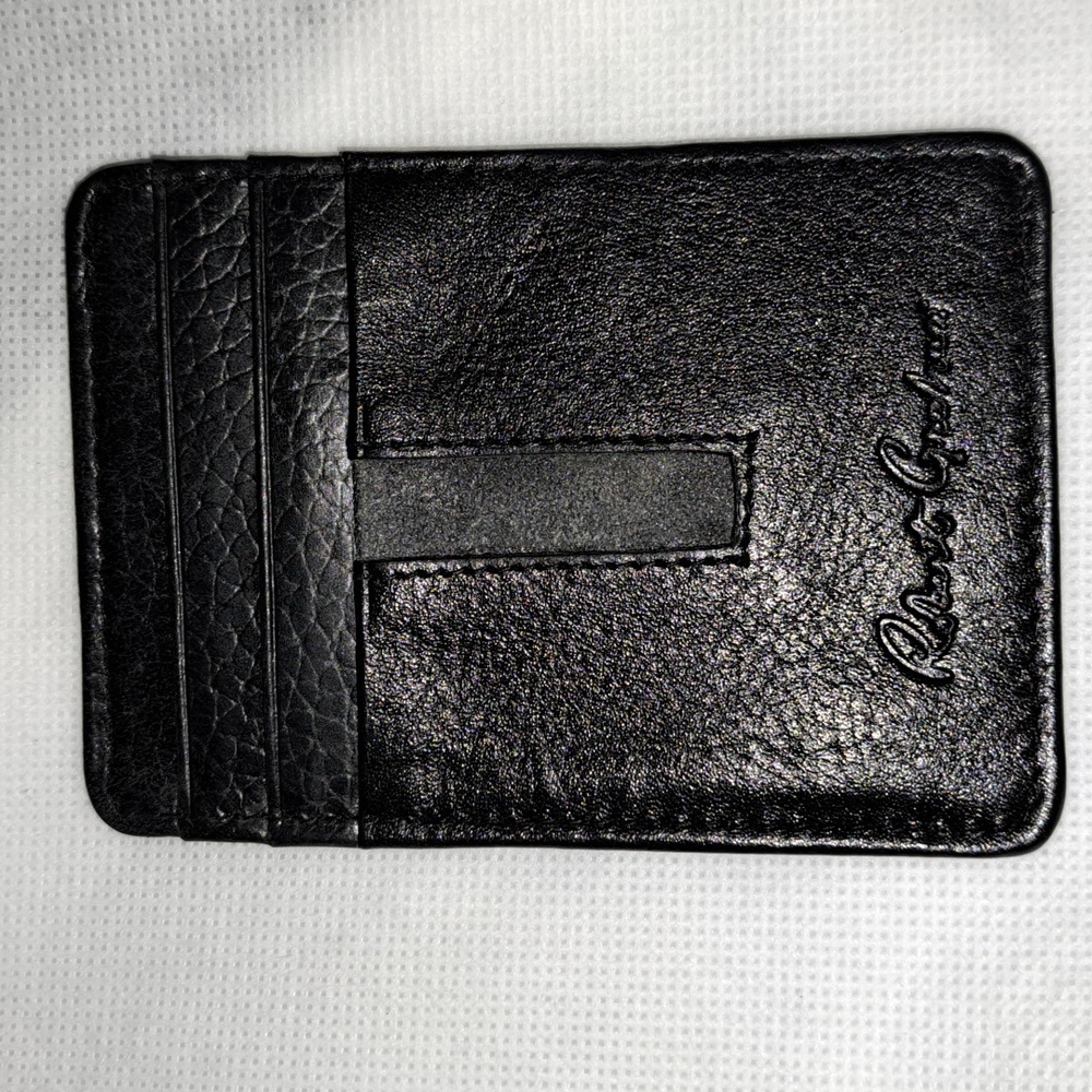 Robert Graham Black Leather Card Holder Mens Wallet. - Picture 7 of 8